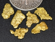 2.07 Grams (6) Alaska Gold Nuggets